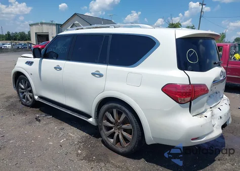 2017 Infiniti Qx80 Signature Edition z USA, uszkodzony, nr VIN JN8AZ2NF2H9646350